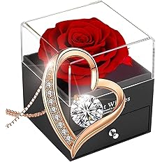 Joyero del amor  con rosa eterna