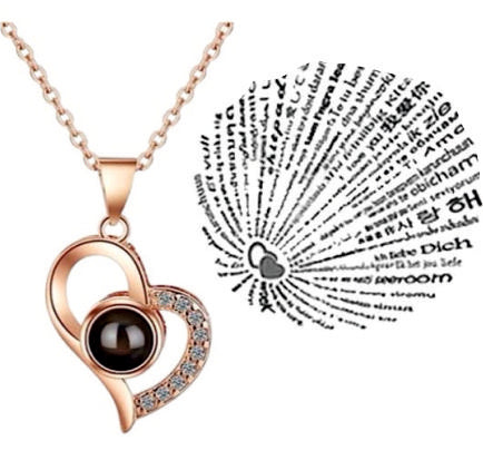 Joyero del amor  con rosa eterna
